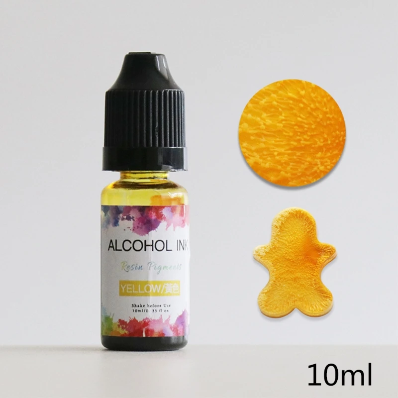 

24 Colors Epoxy Resin Diffusion Pigment Alcohol Ink Liquid Colorant Dye DIY Crafts Jewelry Making