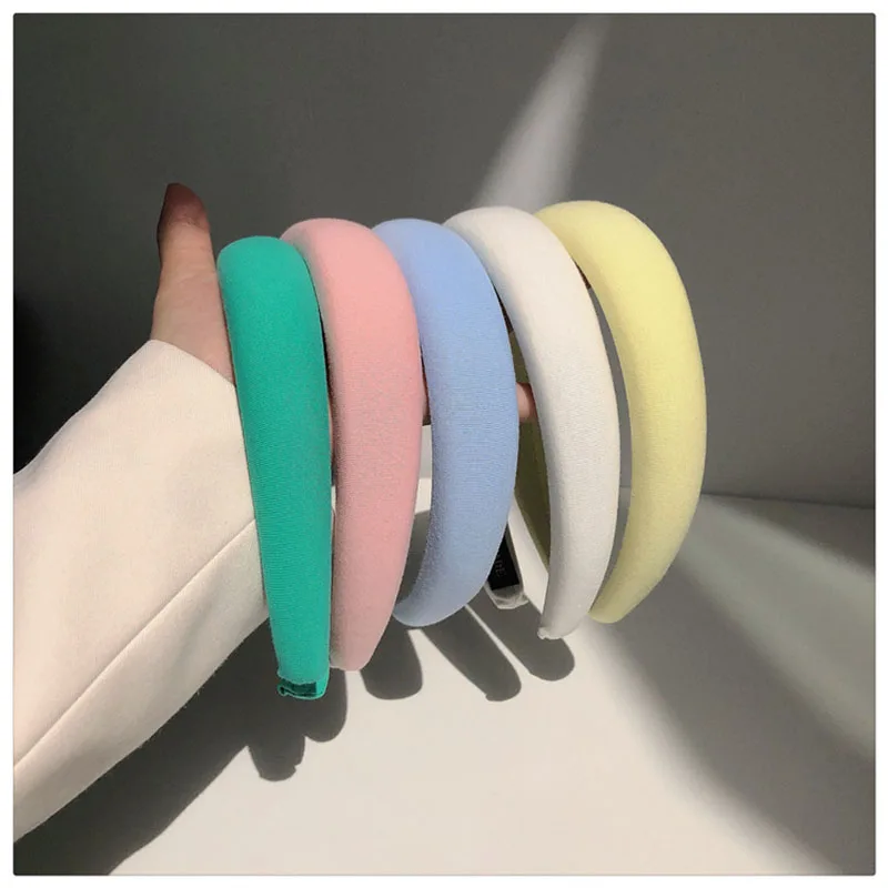 

Wide-brimmed Autumn Winter Soft Sponge Go Out Korea Sweet Headband Press Hairbands Headbands for Hair Woman Hair Accessories