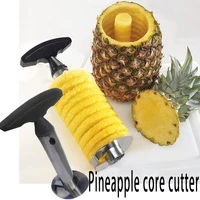 1pc stainless steel fruit pineapple peeler metal slicers fruit cutter corer slicer apple core knife parer kitchen tool 3 color