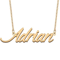 necklace with name adrian for his her family member best friend birthday gifts on christmas mother day valentines day