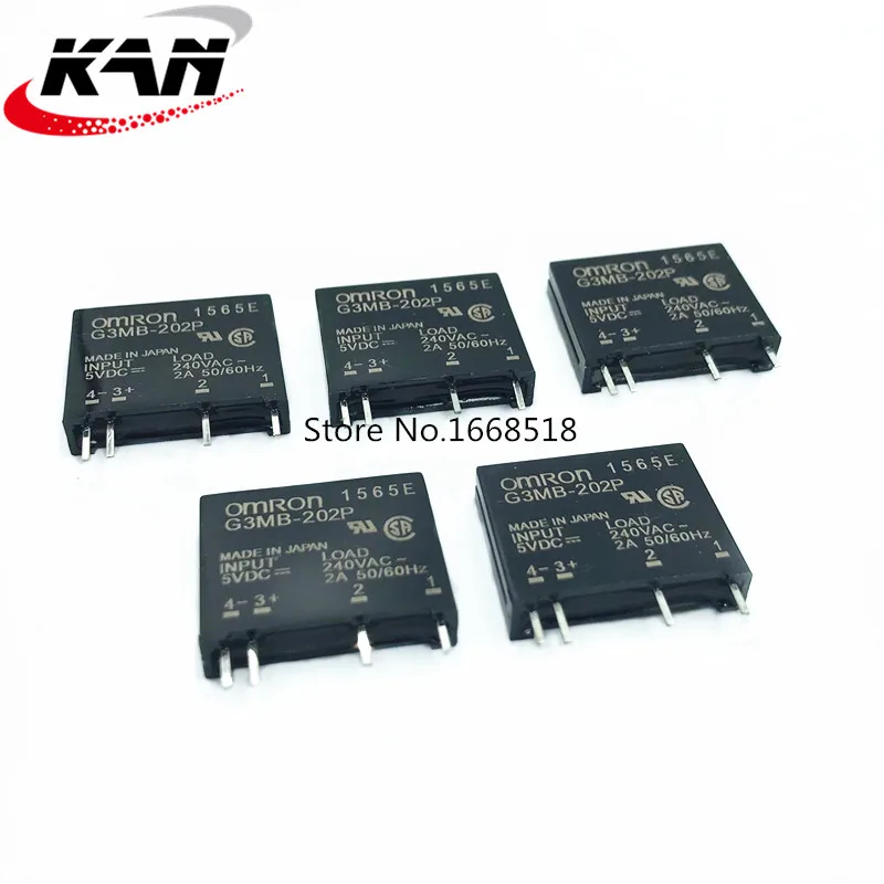 10pcs New original solid state relay G3MB-202P-5VDC G3MB-202P-12VDC 3MB-202P DC-AC PCB SSR In 5VDC 12VDC Out 240V AC 2A | Обустройство