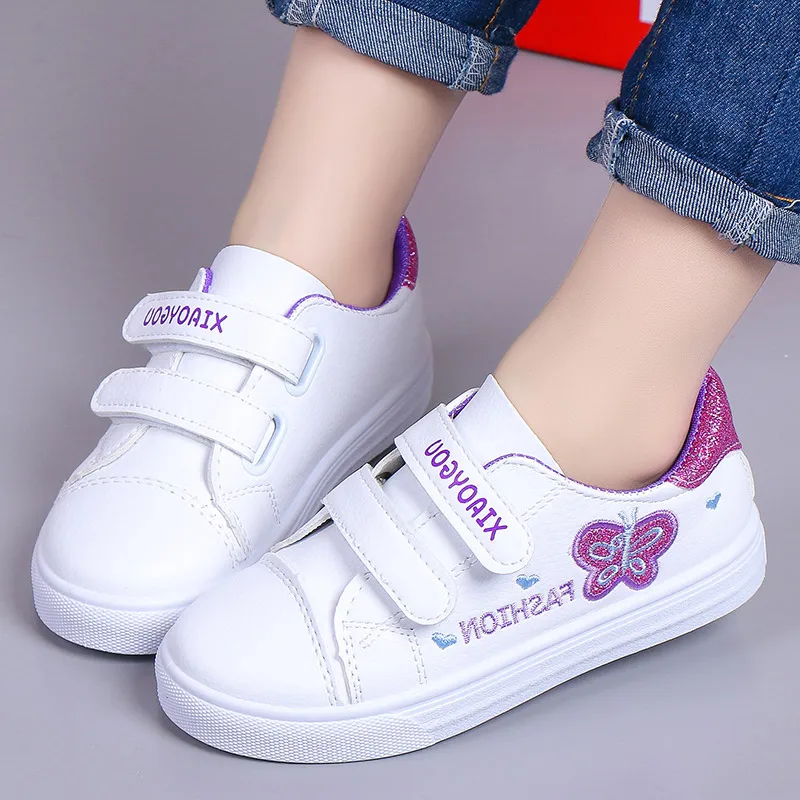

Fashion Girls sneakers toddlers sports shoes warm plush 2020 new arrivel Children shoes for boys 4-12 years old size 25-36