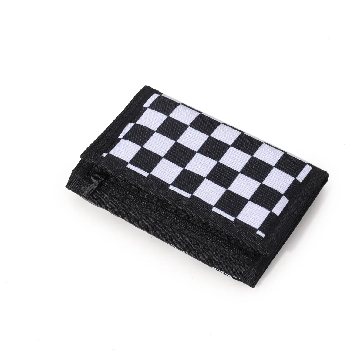 

Canvas Fabric Short Wallet Unisex Male Purses ID Cards Holder Mens Short Wallets Fold Money Bags Tri-fold Student Wallet