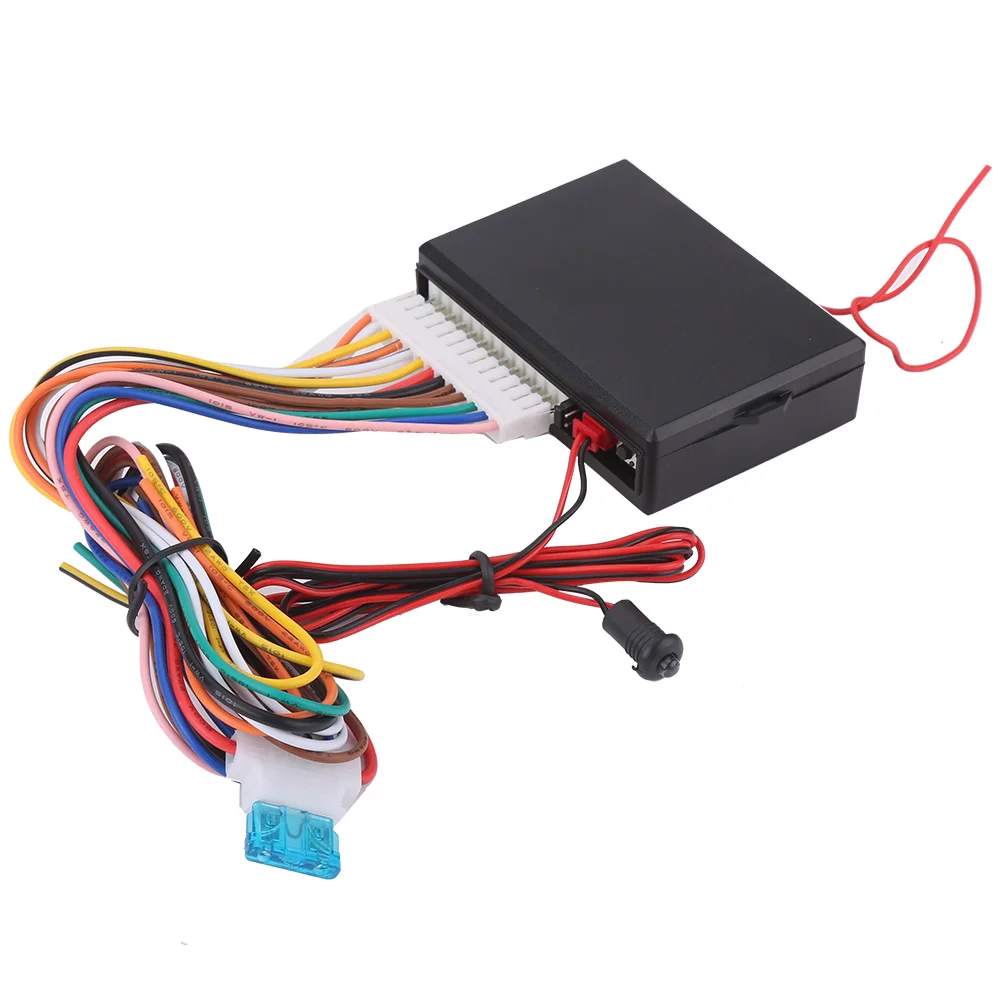 Универсальный БЕСКЛЮЧЕВОЙ замок для автомобильной двери с 2 пультами