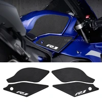 motorcycle accessories non slip side fuel tank stickers waterproof pad rubber sticker for yamaha yzf r1 r1m yzfr1 2020 2021