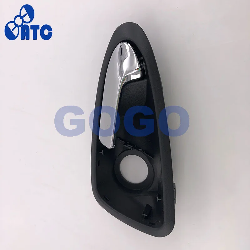 Внутренняя хромированная дверная ручка для Seat IBIZA IV 2009-2012 OEM 6J1837113A левая 6J1837114A