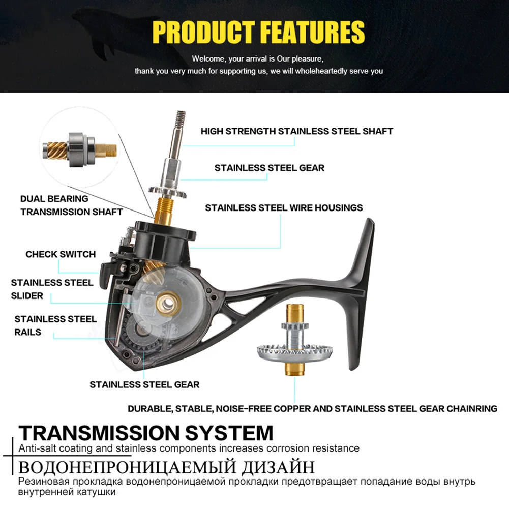 Катушка рыболовная SeaKnight для морской рыбалки 6 2: 1 11 шарикоподшипников 2000H 3000H 4000H