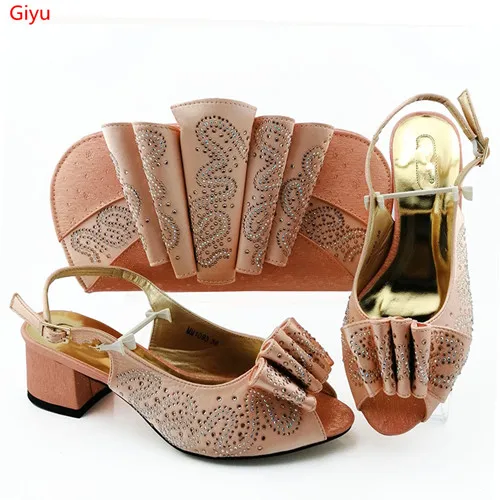

doershow very nice Shoes with Matching Bags for Wedding ladyShoe and Bag to Match for party Nigerian Shoes and Bag Set!SJK1-12