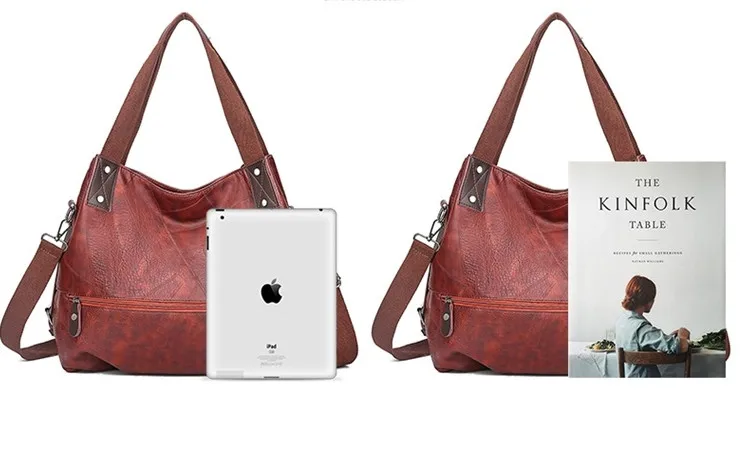 

New casual large capacity tote bags for women leather handbag solid zipper soft pu leather messenger bag ladies office clutch