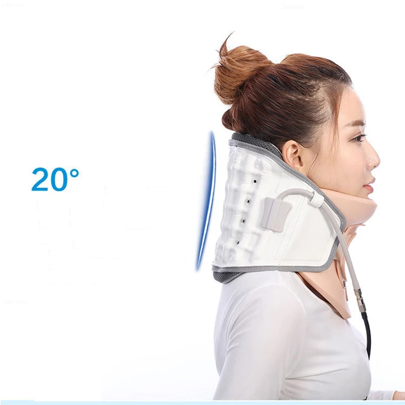 2017 аппарат для вытягивания шеи новейшая надувная поддержка фиксированная Шея TuoHu