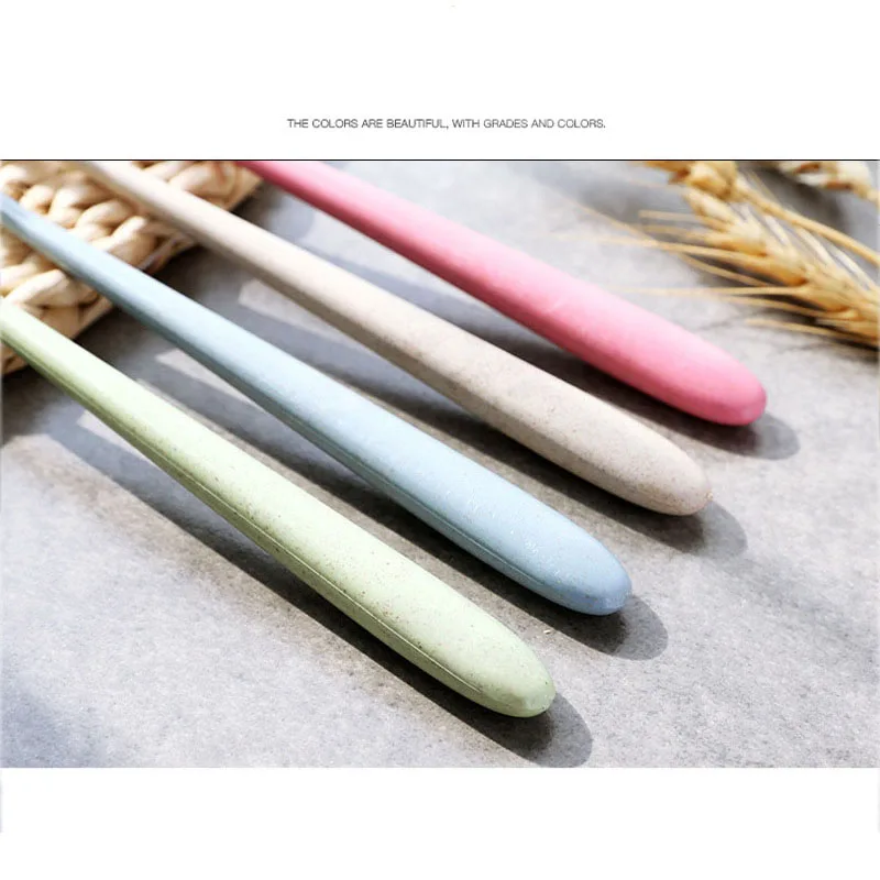 

1PC Wheat Stalk Material Toothbrush Ultra Fine Super Soft Bristle Simple Toothbrush Holder Deep Cleaning Brush For Oral Care