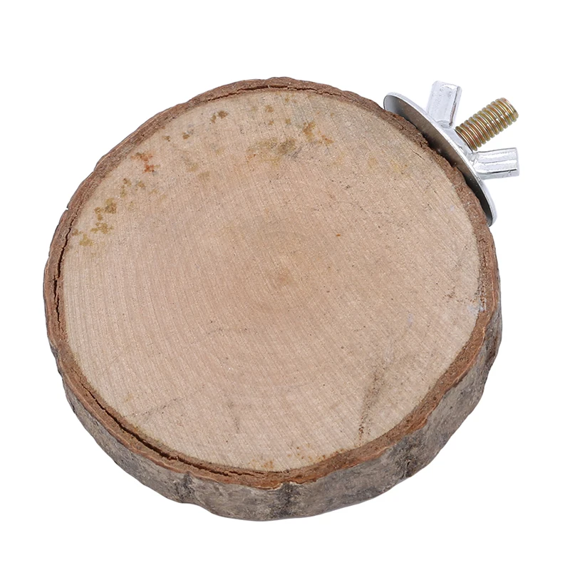 Wooden Round Squirrel Parrot Bird Cage Stand Platform Jumping Board Pet Toy New Arrival | Дом и сад