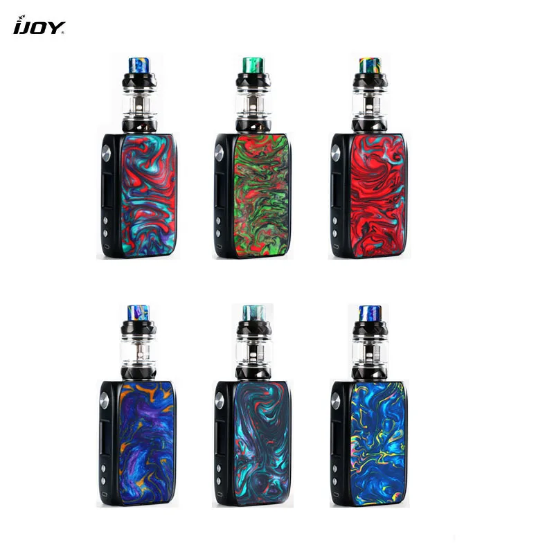 Оригинальный комплект IJOY Shogun Univ 180 Вт TC с модом и баком Katana 5 мл Питание от Dual 18650 Box