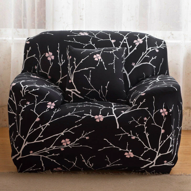 1/2/3/4 Seater Stretch Sofa Covers Couch Cover Elastic Slipcover Protector | Дом и сад