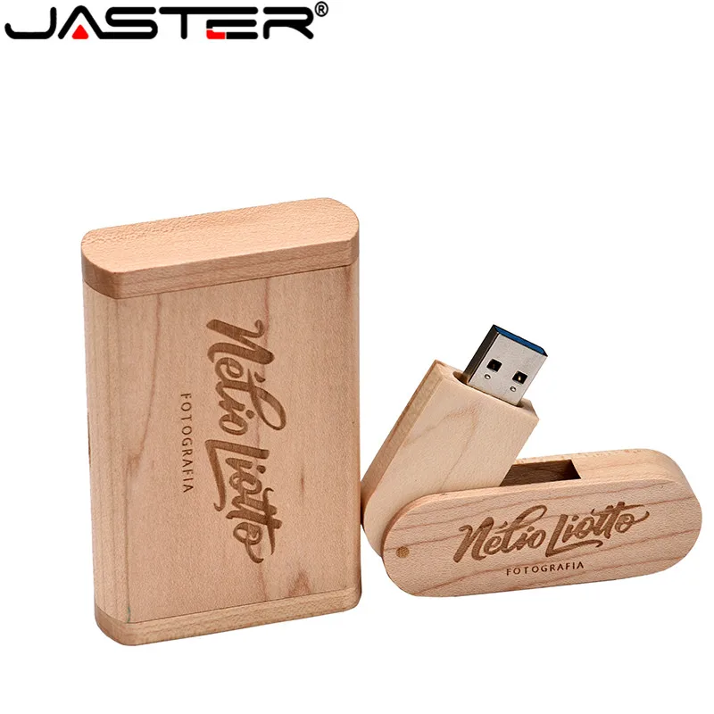 JASTER Новый USB 2 0 деревянный usb + флип-бокс флеш-накопитель карта памяти Флеш