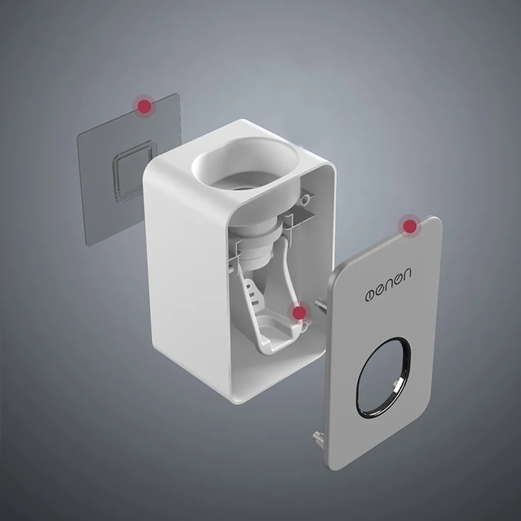 Домашний дозатор зубной пасты Hogar автоматический настенный держатель