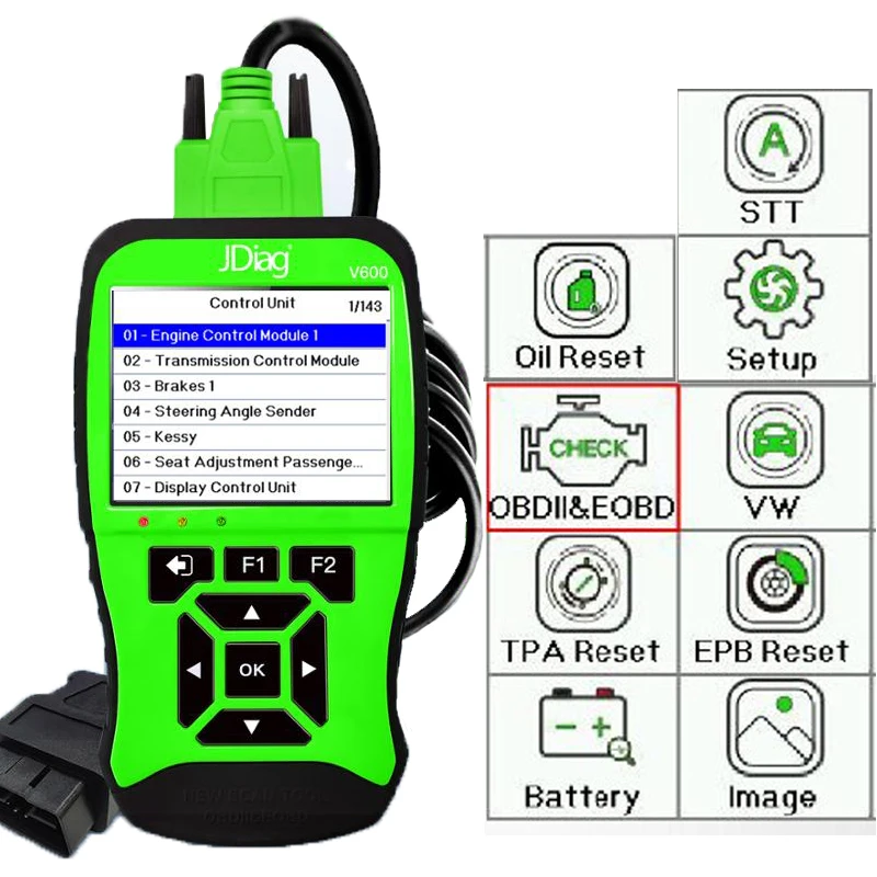 

JDiag V600 VAG SCANNER diagnostic obd2 tool Full system Diagnosis FOR VW/Audi/Skoda/Seat/Bentley/lamborghini/Bugatti