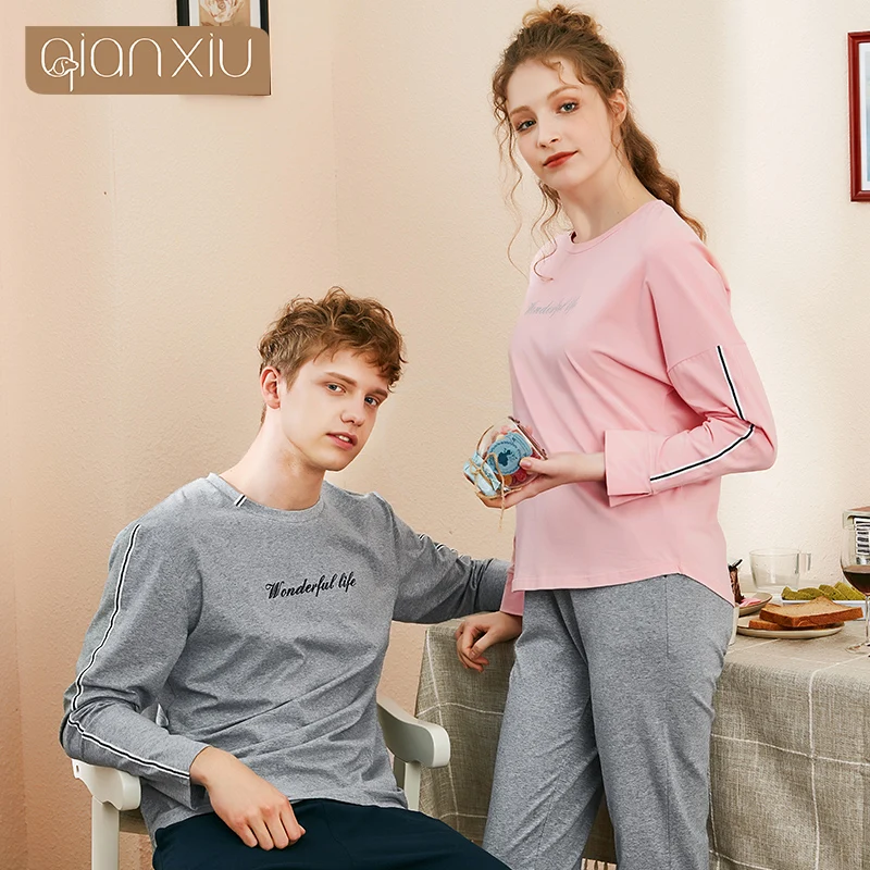 Зимние женские и мужские однотонные хлопковые брюки с круглым воротником