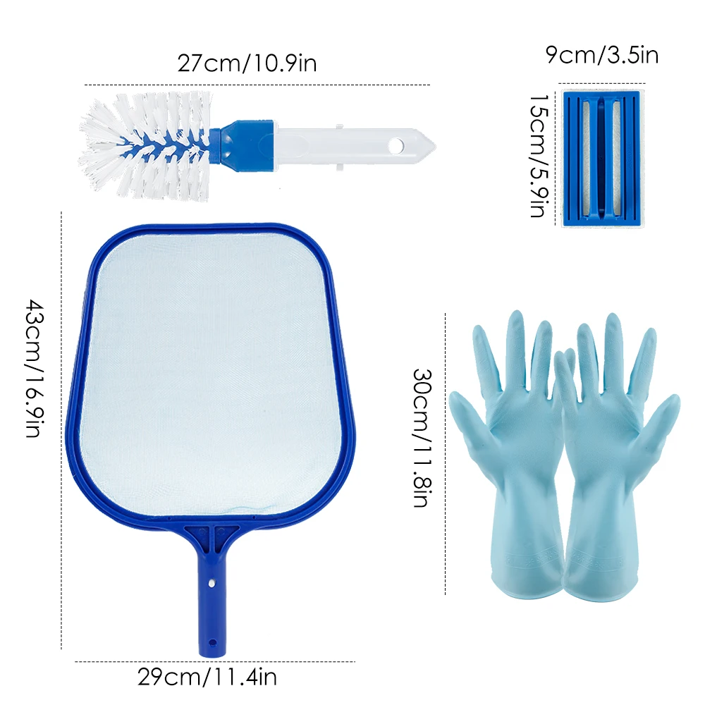 

Fish Pond Skimmer Net Swimming Pool Cleaning Leaf Skimmer Mesh Frame Net for cleaning swimming pool/salvaging pool water garbage