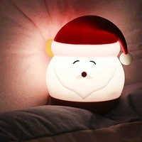 santa claus led night light house ambience lamp usb charging desk lamp home decoration table lamp decoration birthday gift