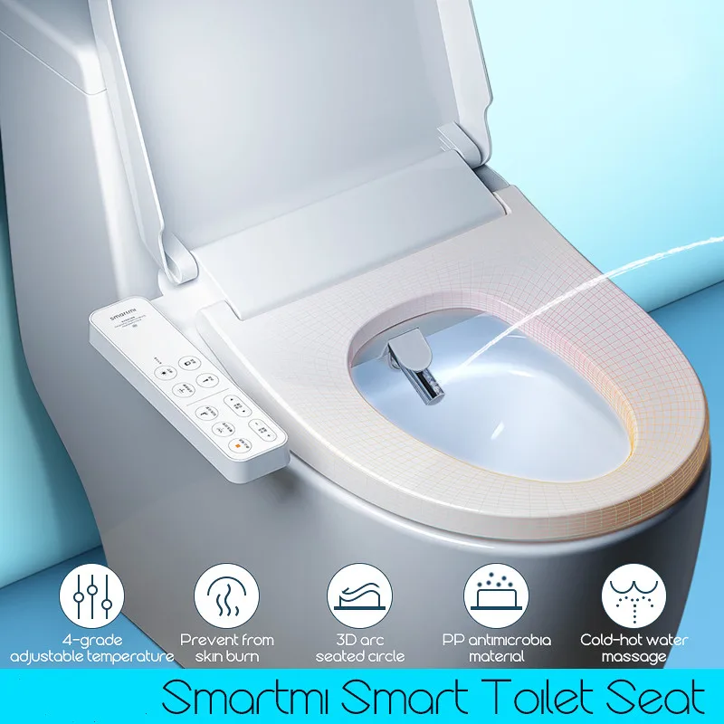 Умный чехол для сиденья унитаза SMARTMI электронный фильтр с подогревом воды биде