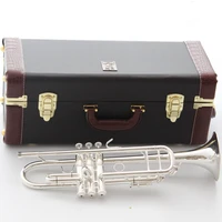 new mfc bb trumpet tr190s 37 silver plated music instruments profesional trumpets mouthpiece accessories included case