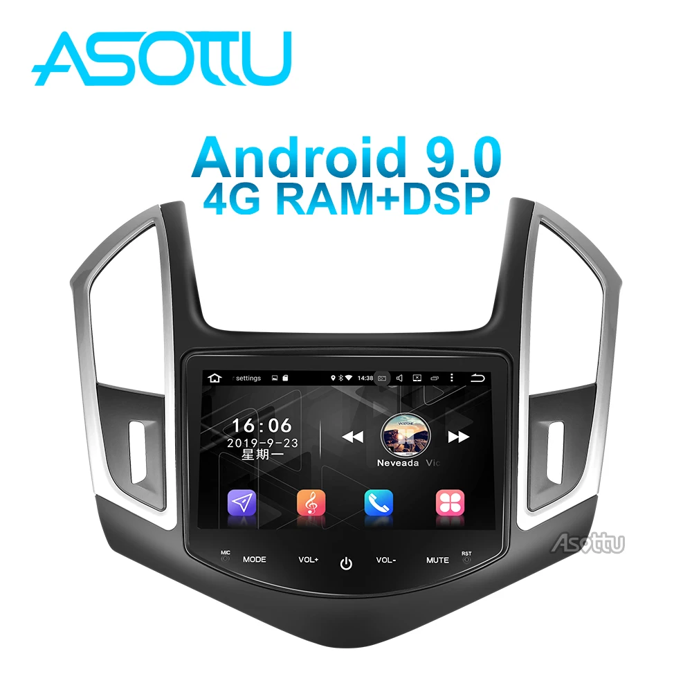Asottu CH601 android 9 0 PX6 автомобильный dvd для Chevrolet Cruze 2013 2014 2015 с автомобильным Радио Видео