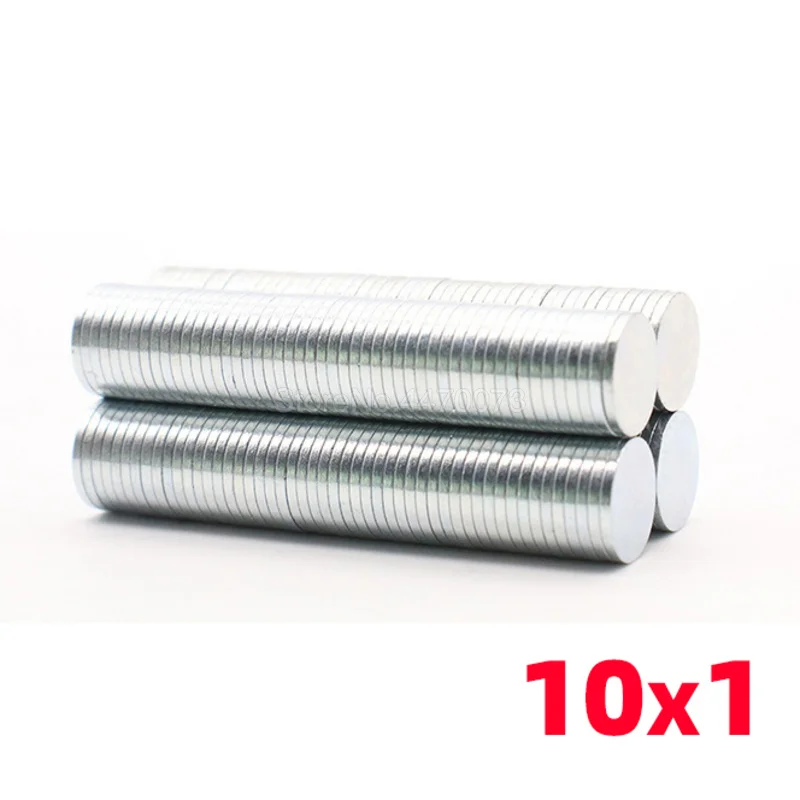 

10X1 N35 Thin Neodymium Magnetic Super Strong Powerful Magnets Permanent Small Round Magnet Ndfeb Bulk Disc Dia Rare Earth