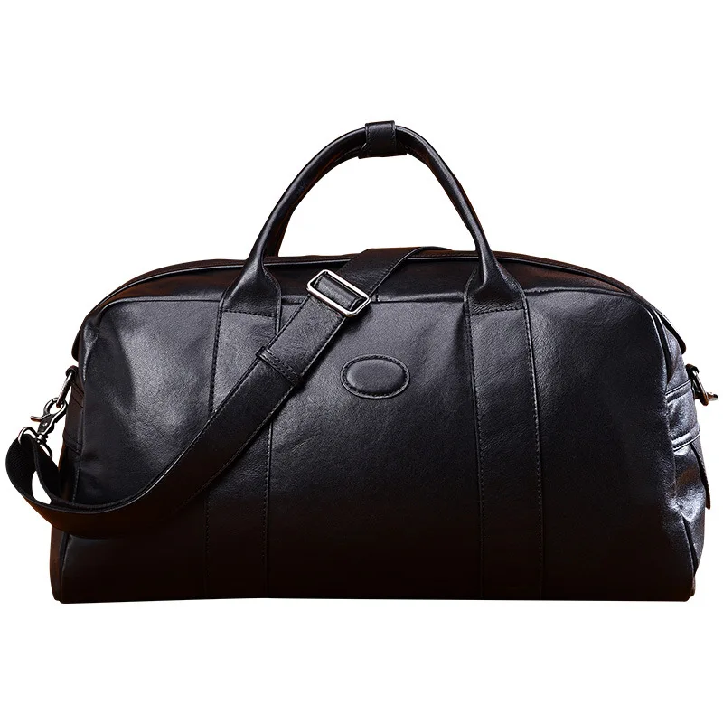 

Cowhide Leather Shoulder Bag Vintage Large Capacity Business Genuine Leather School Messenger Crossbady Bag Travel Handbag