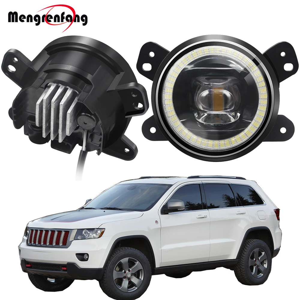 2 X ангельские глазки противотуманные фары в сборе для Jeep Grand Cherokee 2011 2012 2013