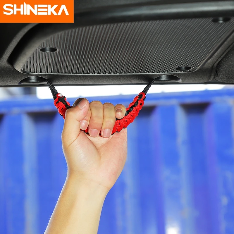 Внутренние аксессуары SHINEKA для Jeep Wrangler JK 2007-2017 верхняя ручка автомобиля с