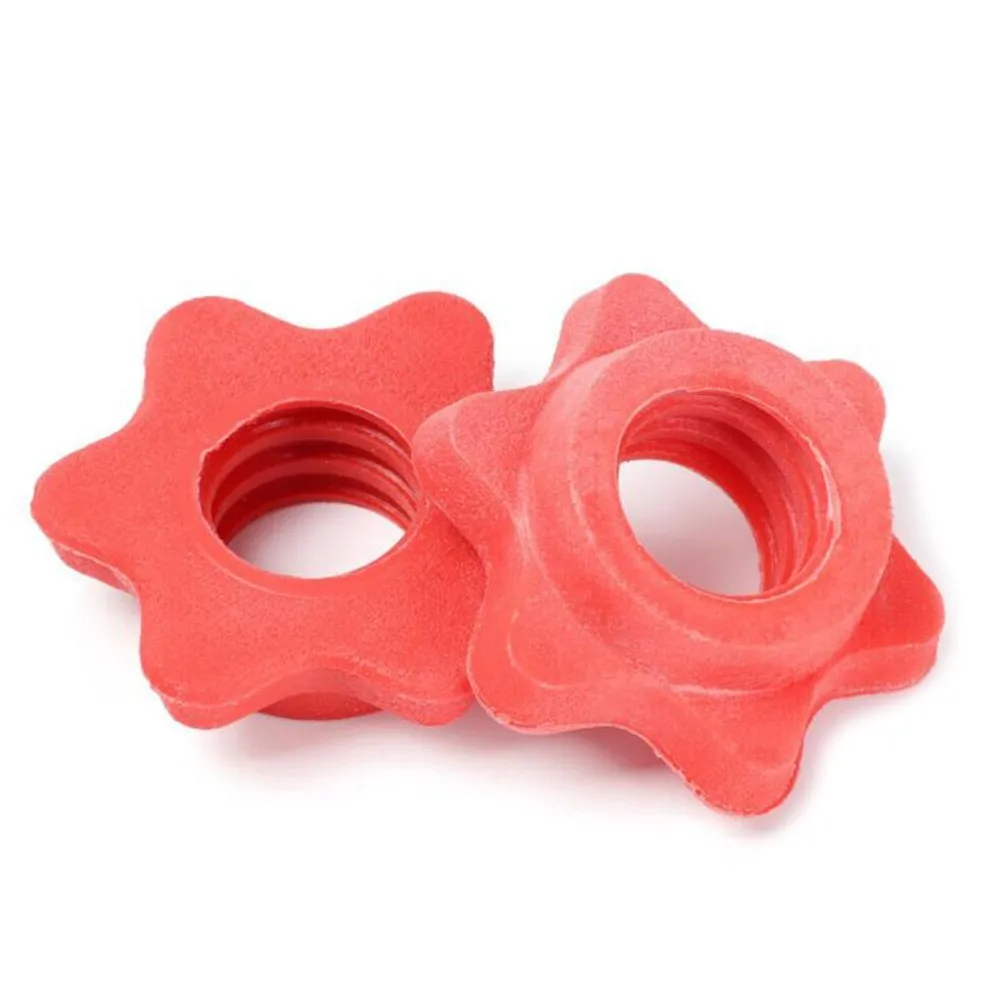 

2pc Weight Check Nut Barbell Bar Clips Spin Lock Screw Dumbbell Spinlock Collars Nut For Standard Weight Lifting Barbells