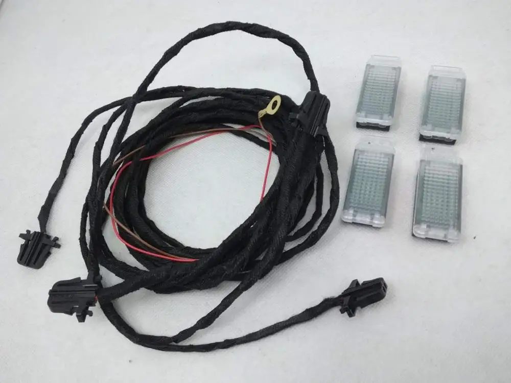 Оригинальный светодиодный светильник Footwell для Golf 6 7 Jeta MK5 MK6 Tiguan Passat B7 B8 5GG 947 409