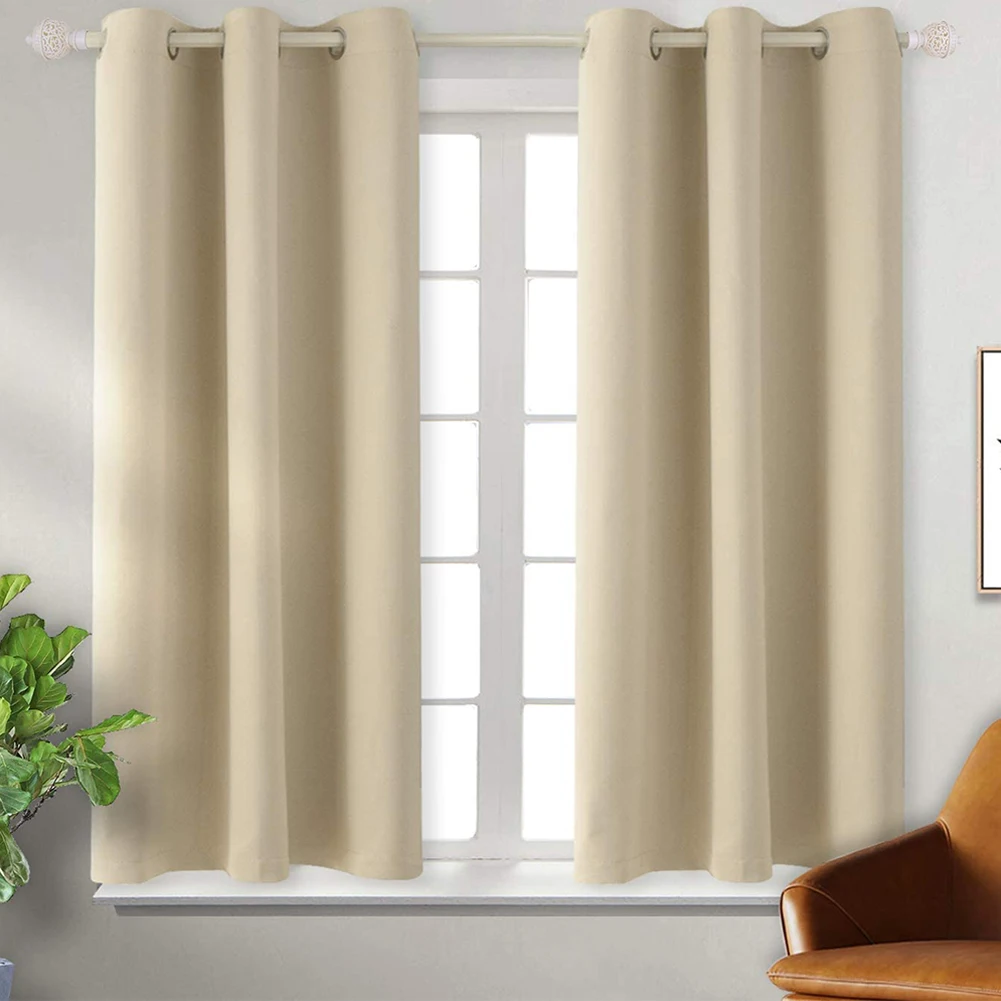 

2pc Modern Blackout Curtains For Living Room Window Curtains For Bedroom Curtains Fabrics Ready Made Finished Drapes Blinds Tend
