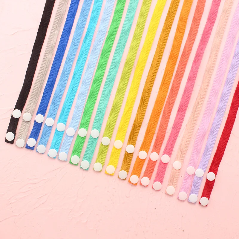 Однотонный шнурок-веревка для подвешивания маски на лицо держатель-цепочка ушей