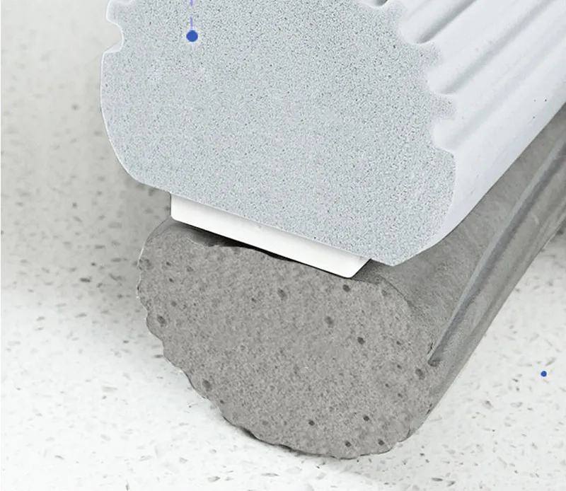 Sponge Mop Head Household Hand-free Washing Absorbent Mop Oversized Roller Type Cotton Mop Ceramic Tiles Floor Cleaning