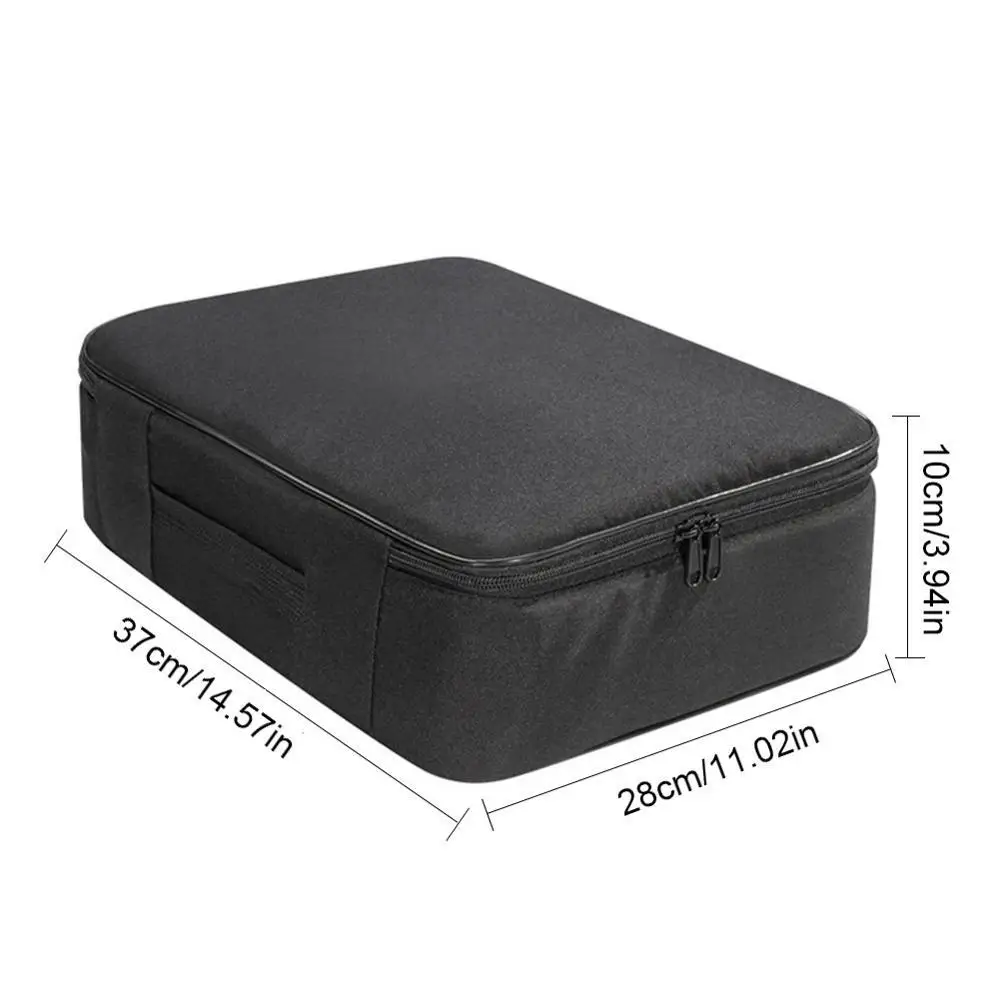 

Double-layer Document Storage Bag Waterproof Large Capacity Certificates Files Diploma Sorting Bag Organizer for Home Travel