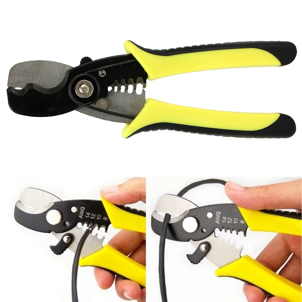 

Stripping Crimper Cable Cutter Automatic Wire Stripper Multifunctional Stripping Tools Crimping Pliers Terminal Tool