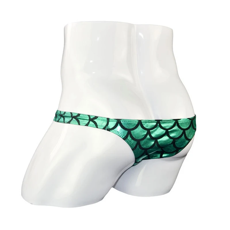 Мужские пикантные трусы с заниженной талией маленькие Трусы из искусственной