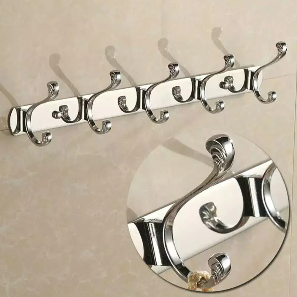 

Coat Wall Mounted Rack Hat Multifunctional Hook Home Supplies Stainless Steel Hanger Durable Preservative