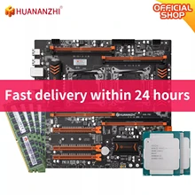 HUANANZHI X99 F8D X99 Motherboard Intel Dual  with Intel XEON E5 2678 V3*2 with 4*16GB DDR4 RECC  memory combo kit NVME USB 3.0