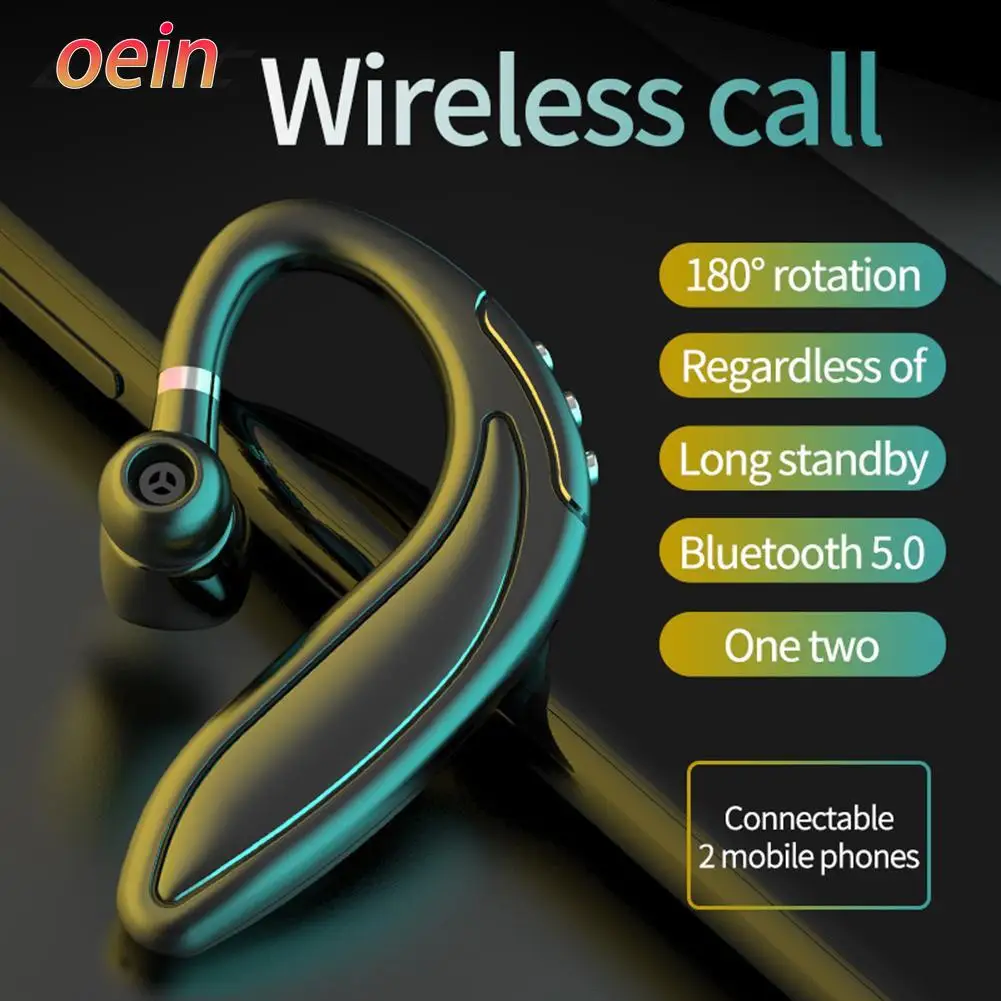 Bluetooth 5 0 Беспроводной наушники крюк без помощи рук колпачок для наушников бизнес