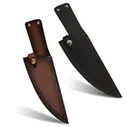 Походный сербский защитный чехол для Кухонных Ножей Кожаные чехлы футляры на кованые лезвия для мясника шеф-нож Привязанный к ремню