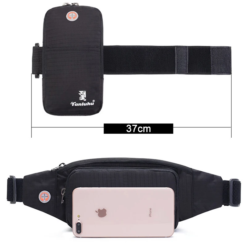 Поясная Сумка YoReAi для бега водоотталкивающая многофункциональная поясная сумка