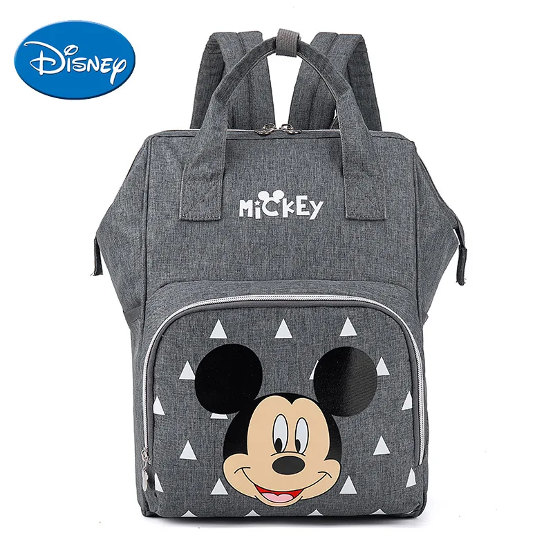 

Вместительный дорожный рюкзак Disney с Микки Маусом, сумки для подгузников, многофункциональная сумка для мам, женская сумка для кормящих мам
