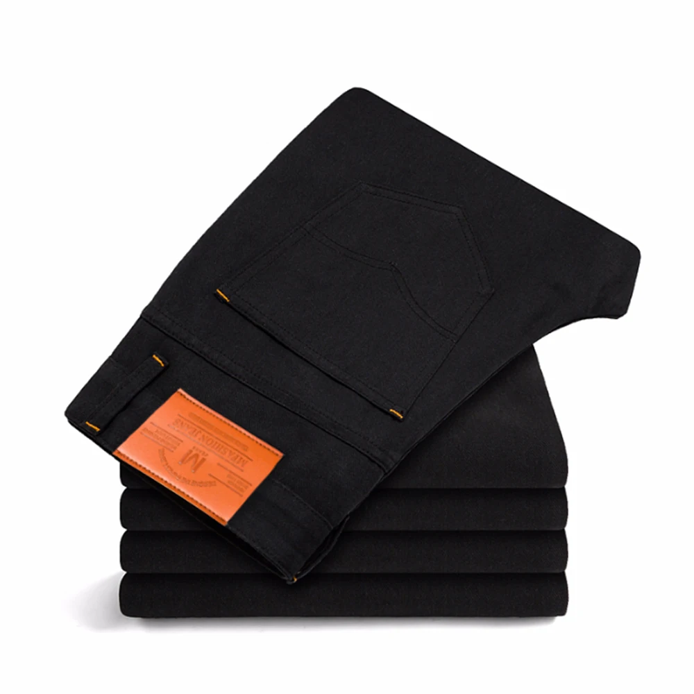 Мужские облегающие брюки большого размера плюс Классические повседневные в