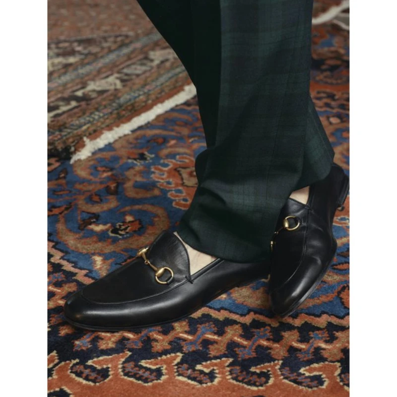 

Men Shoes Fashion Outdoors Spring Autumn Slip on PU Leather Simplicity Loafers Shoes Round Toe Comfortable Solid Daily KP478