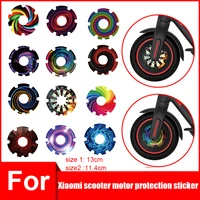 1 pair scooter motor protection sticker waterproof scooter front wheel sticker for xiaomi scooter 1sm365pro dropshipping