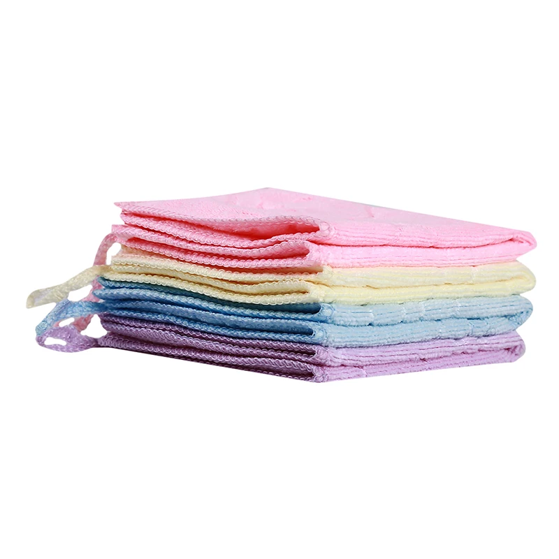 

10 Pcs Baby Towel Fashion Superfine Fiber Kid Bath Towels Children Bathroom Wipe Wash Cloth Gift Towel Washcloth Square Towel