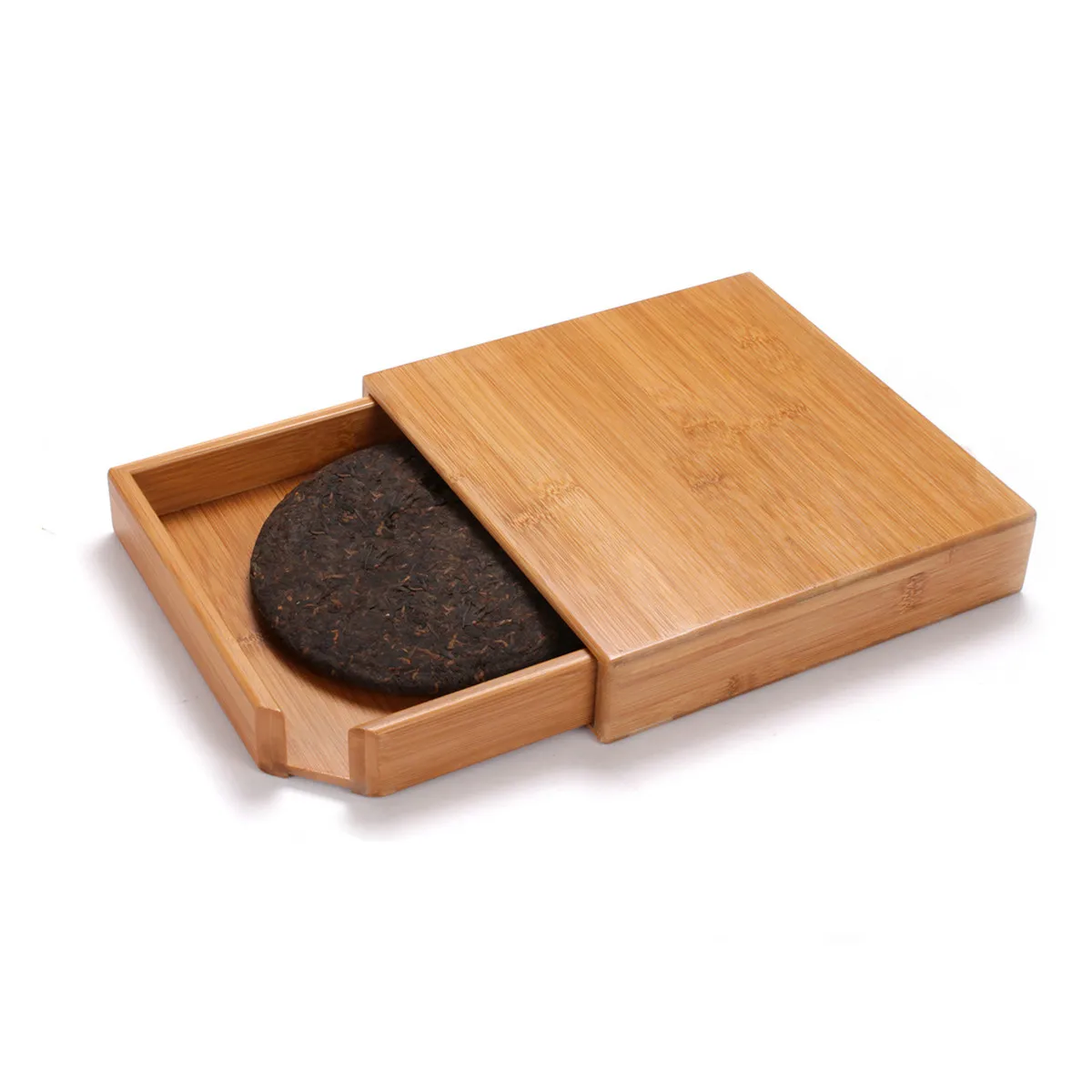 Натуральная бамбуковая коробка для пирожных из Пуэра деревянный поднос чая